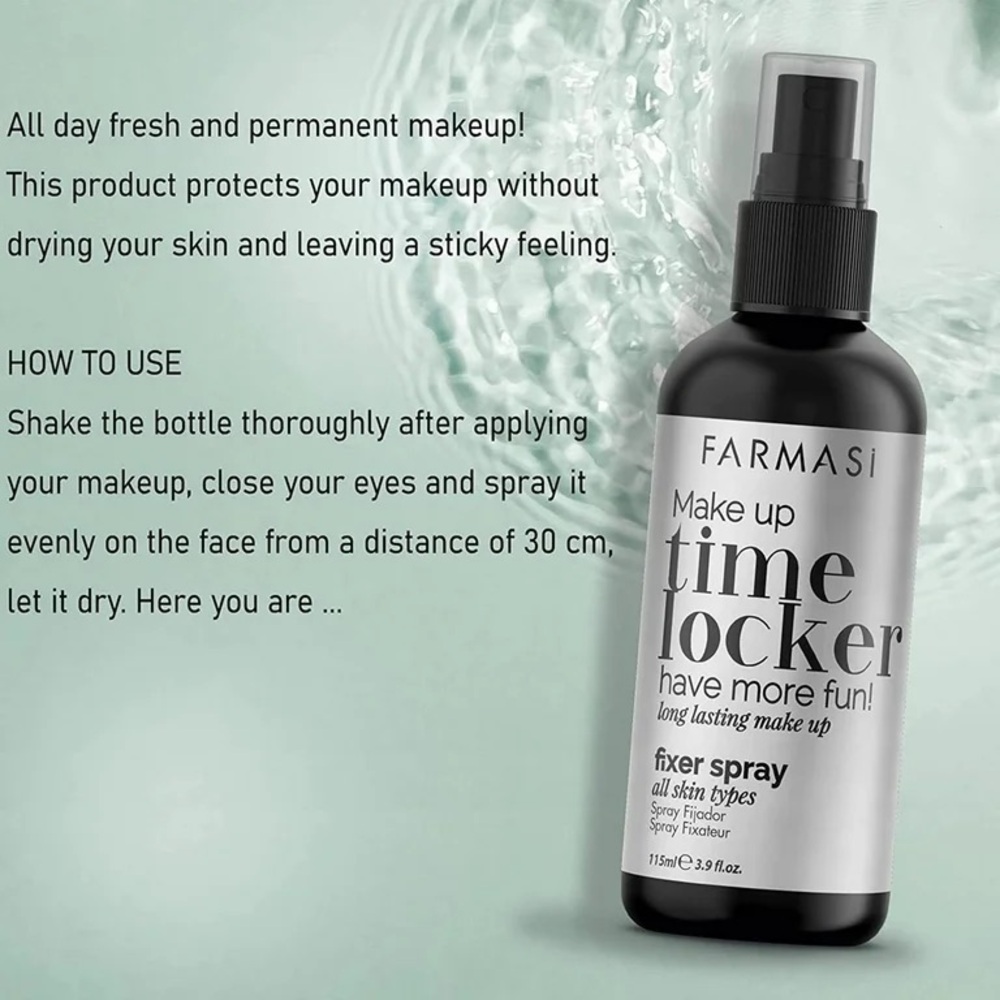 Farmasi Time Locker Fixer Spray - Black